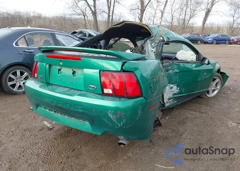 2000 Ford Mustang Gt из США, поврежденный, VIN 1FAFP42X3YF199633